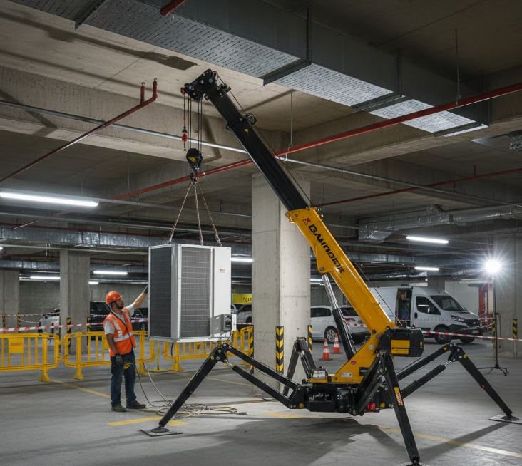 Levage en sous-sol et parkings : le défi du levage