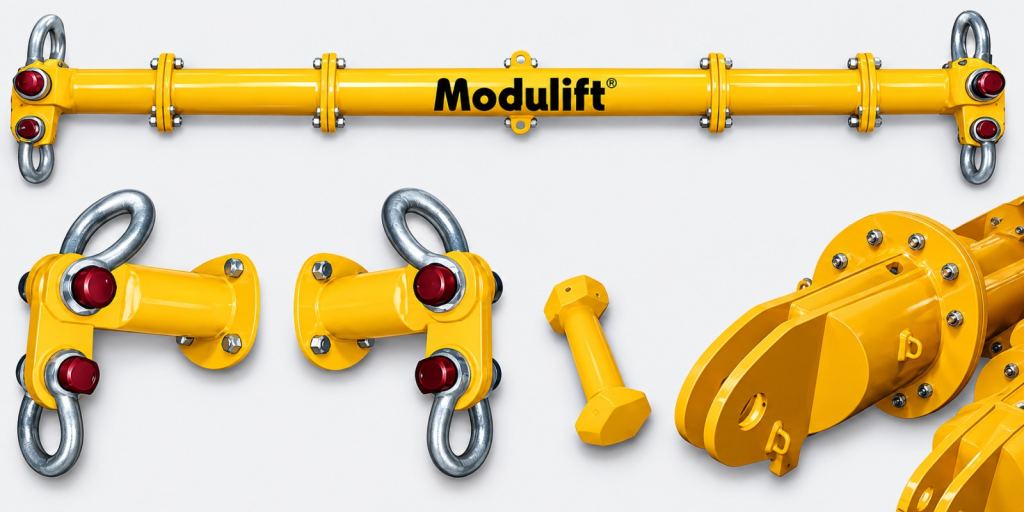 Palonnier écarteur modulaire Modulift® avec modules et extrémités assemblés